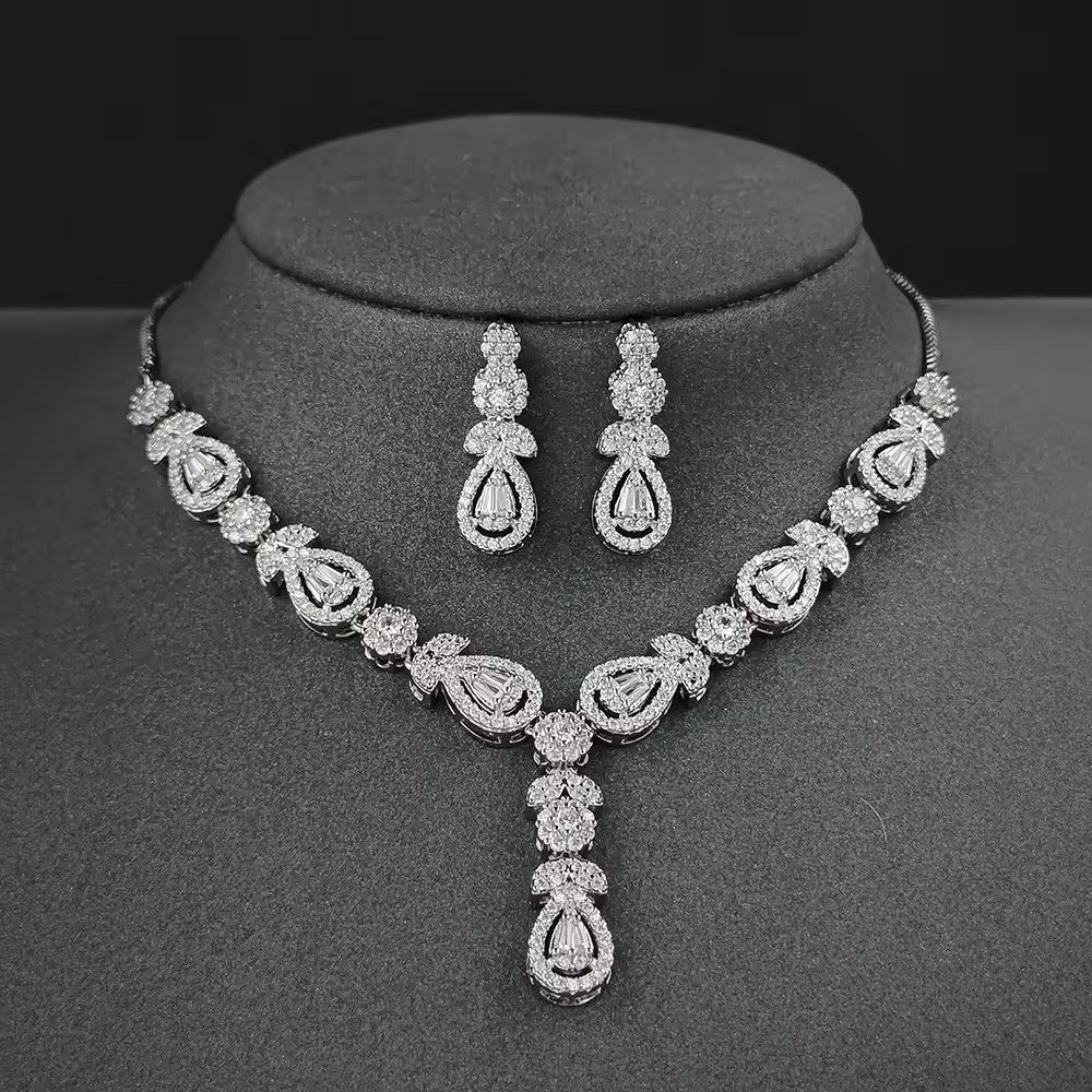 Silver Plated Necklace Set