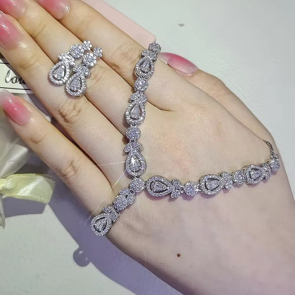 Silver Plated Necklace Set