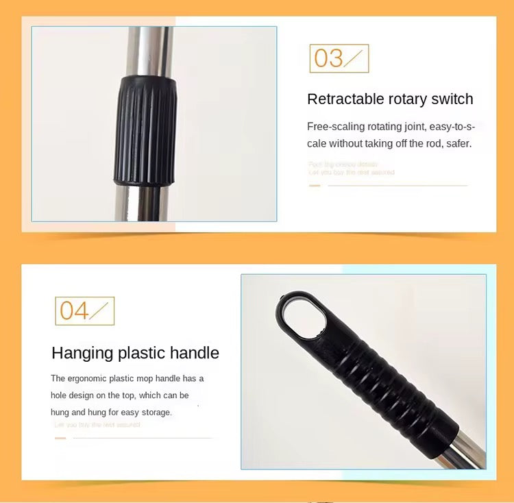 Multi-Purpose Foldable Floor Cleaning Squeeze Mop Wiper