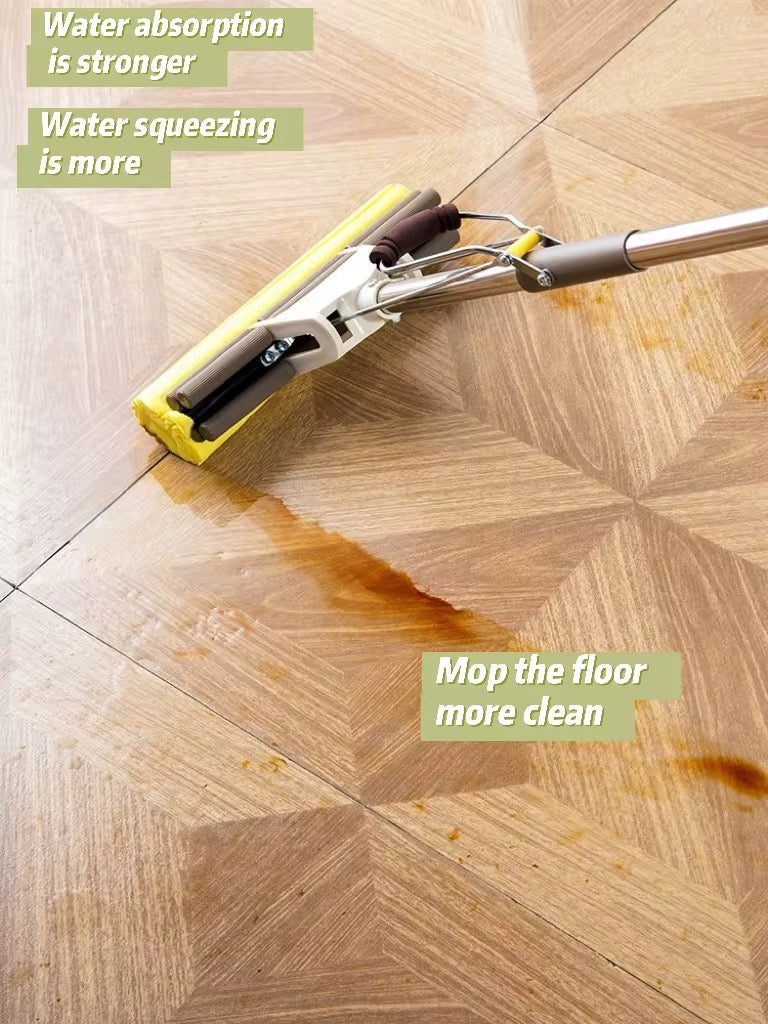 Multi-Purpose Foldable Floor Cleaning Squeeze Mop Wiper